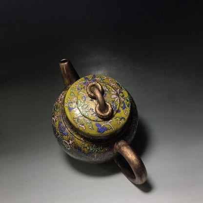 Chinese Yixing Zisha Clay Handmade Exquisite Teapot（双环玉泉）