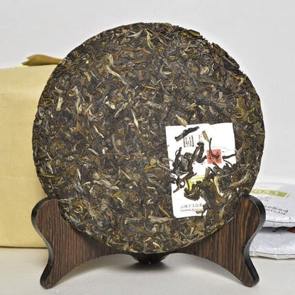 2014 Pu'er Tea Golden Seal Series Xiaguan Round Tea T7653 Discus Raw Tee 普洱 357g