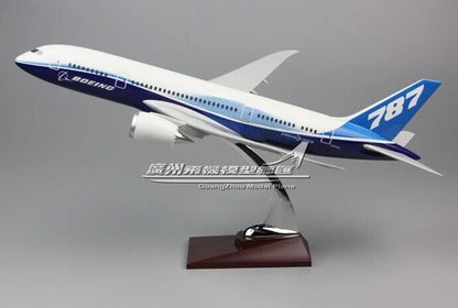 43CM 1:130 DREAM LINER BOEING 787 N787BX Passenger Airplane Resin Aircraft Model