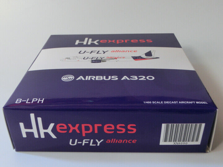 1:400 JC Wings HK Express U-FLY Alliance AIRBUS A320 Airplane Diecast Model