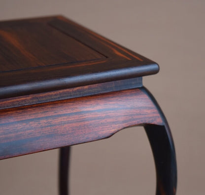 Chinese Rosewood Long Leg Display Rack Art Statue Bonsai Pot Base Home Decor