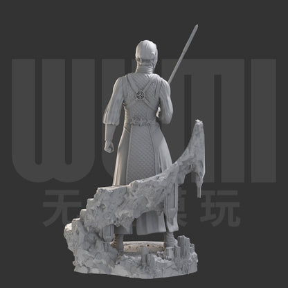 1/24 resin figure model kit Nun warrior Unassembled unpainted