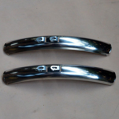 Bicycle Fenders Retro Bike Stainless Steel 700c 24/26 Inch City Road Fixed Gears