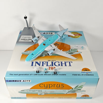 1:200 InFlight Cyprus airways Airbus A319 Passenger Airplane Diecast Plane Model