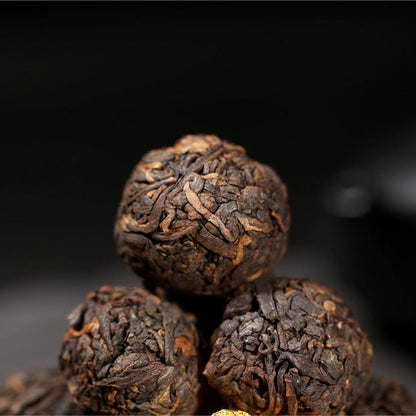 Ancient Tree Dragon Ball Mini Tuo Tea Pu'er Ripe Tea Yunnan Menghai Ripe Tea