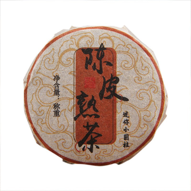 500g Ripe Pu'er Mandarin Orange Tea Xinhui Aged Chenpi Citrus Loose Tea