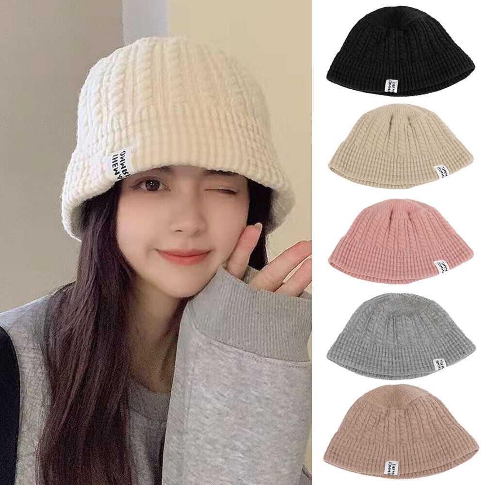 Bucket Hat Basin Cap Sunscreen Sun Cap Knit Fisherman Cap Panama Hat Casual