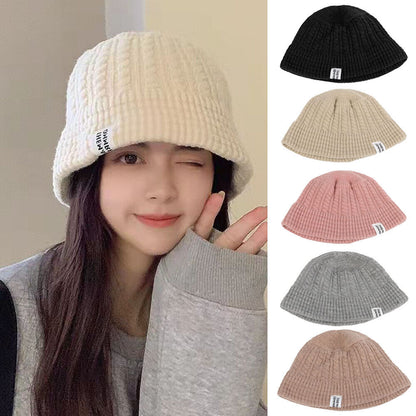 Bucket Hat Basin Cap Sunscreen Sun Cap Knit Fisherman Cap Panama Hat Casual