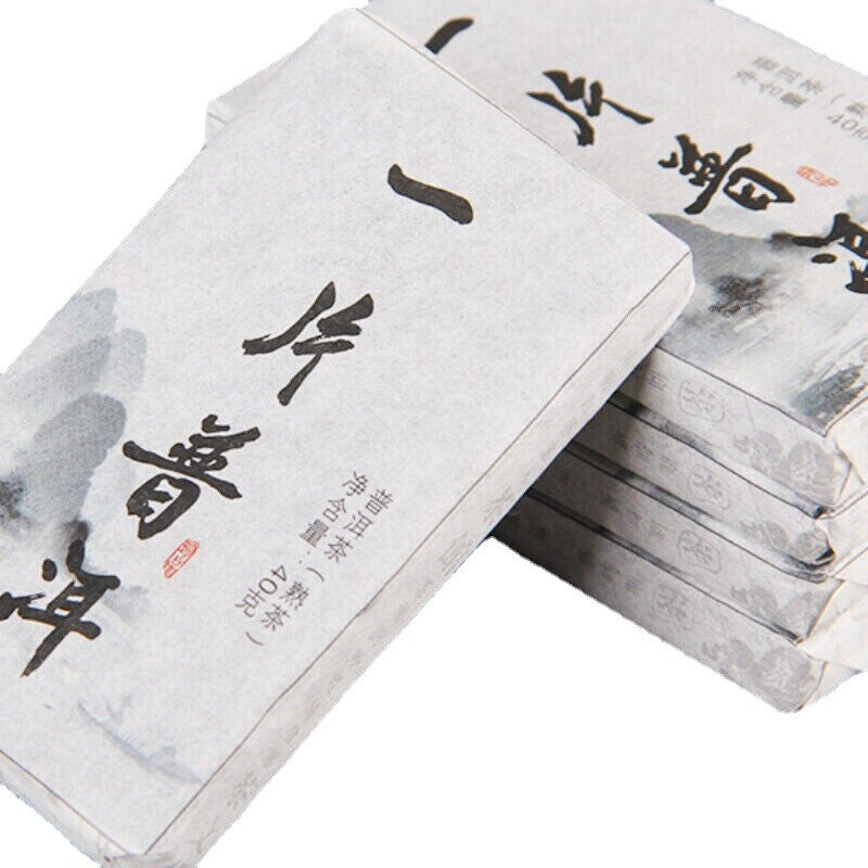40g Healthy Drink Ripe Pu-Erh Tea Pu'er Tea Brick Ancient Tree Rock Sugar Sweet