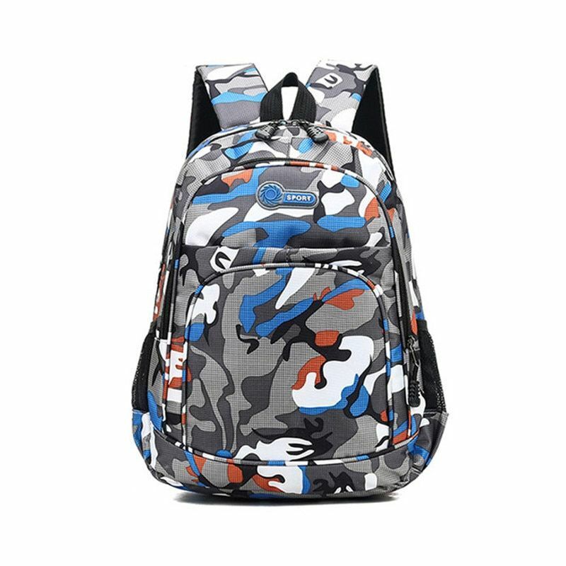 School Bags 2 Sizes Camouflage Waterproof Girl Boy Orthopedic Backpack Kids Book
