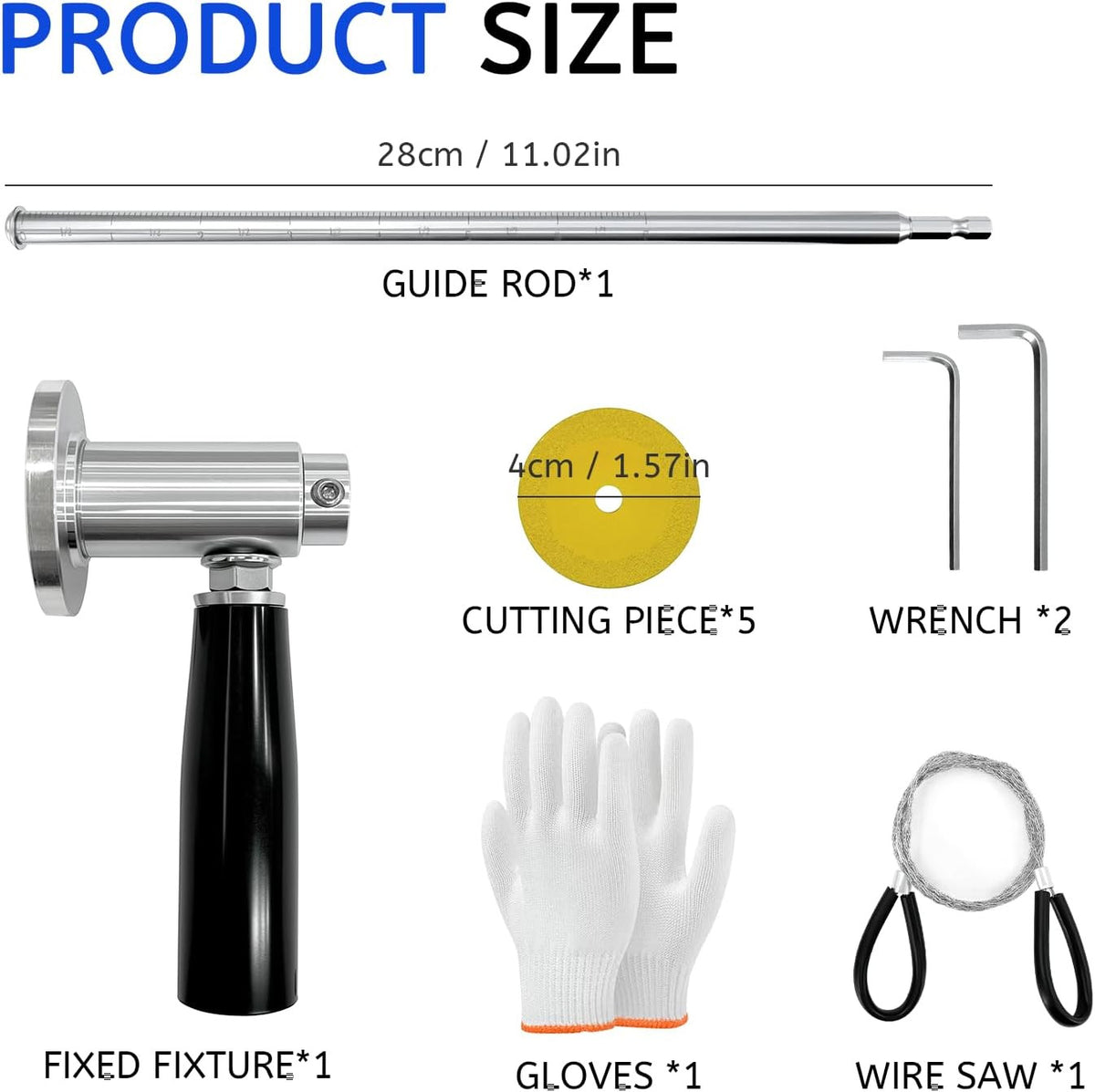 Inside Pipe Cutter for PVC Pipe - Internal PVC Pipe Cutter Tool Kit with Adjusta