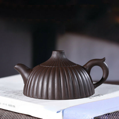 Fine China Yixing Zisha Pottery 200cc Purple Clay Teapot Handmade Wine Tea Pot