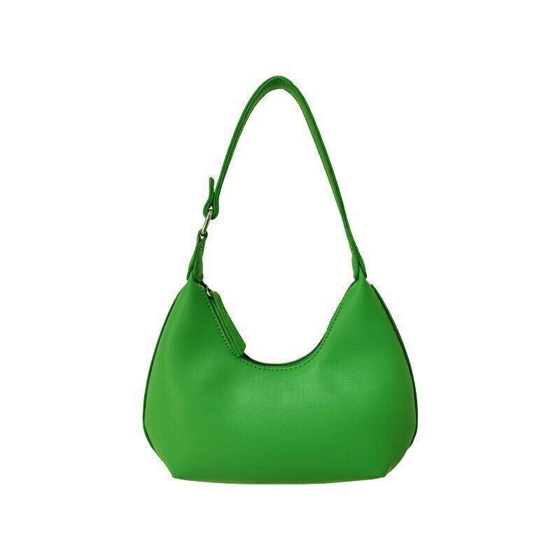 PU Leather Shoulder Bags Handbags Lady Half Moon Purses Women Tote Bags