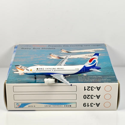 1:400 Aeroclassics Chongqing Airlines Airbus A319 Passenger Plane Diecast Model