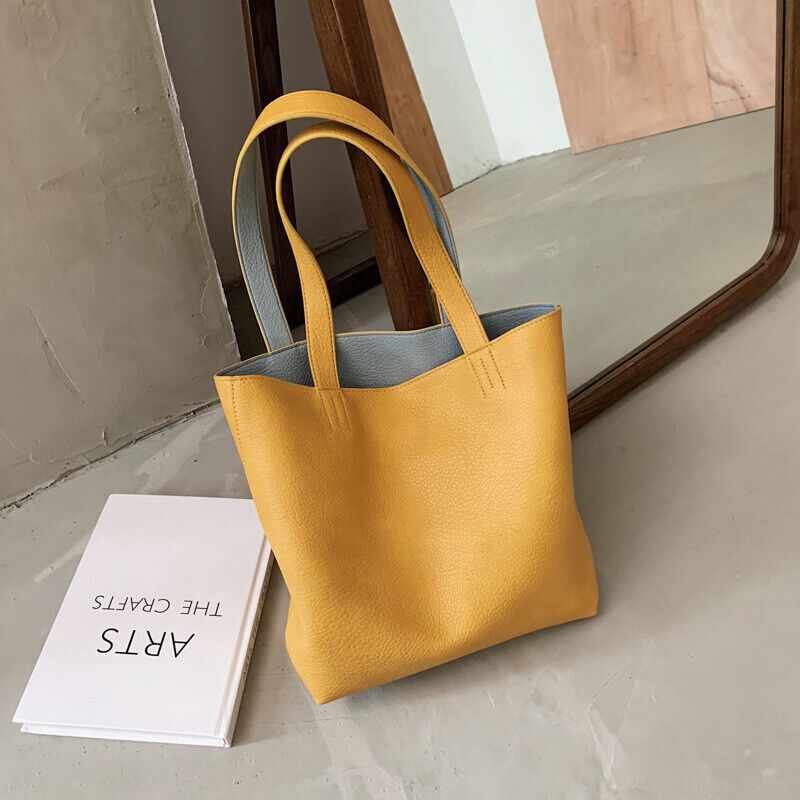 Ladies Handbag Shoulder Bag Versatile Double-sided Tote Bag Underarm Bag