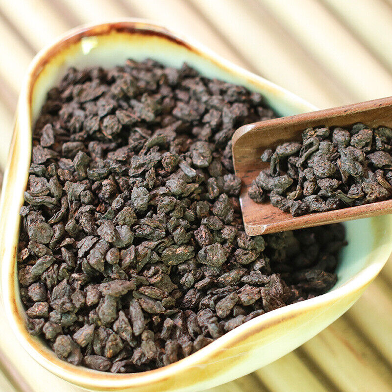 Yunnan Pu-erh Ripe Tea Glutinous Rice Fragrance Bulk Tea Fossil 500g