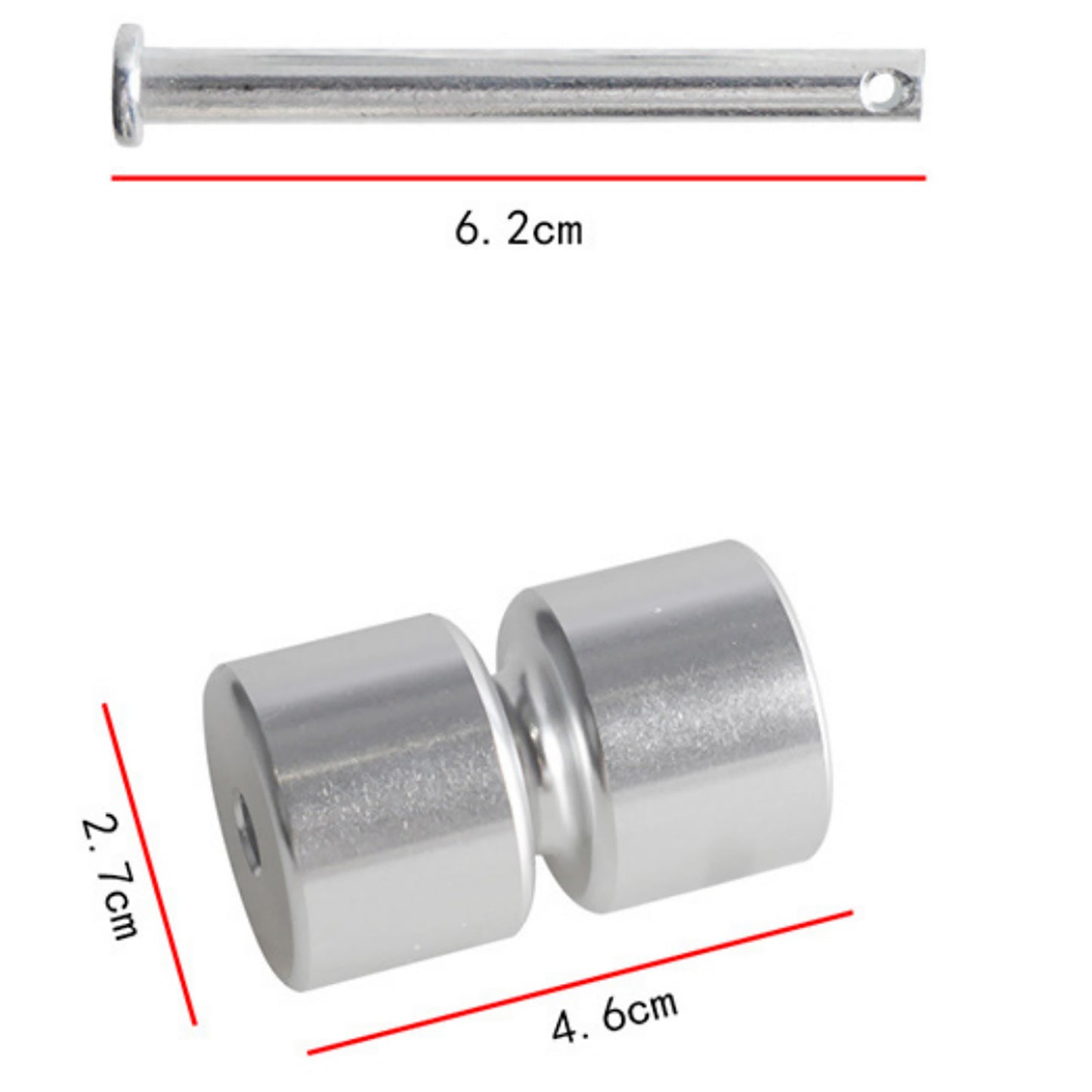 2pcs For Trailer Tailgate Lift Roller Lift Assist Aid Kit Replace Aluminum
