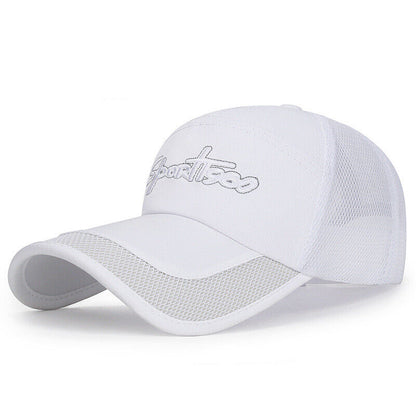 Unisex Quick Dry Baseball Cap Snapback Hat Breathable Sport Summer Outwear Hats