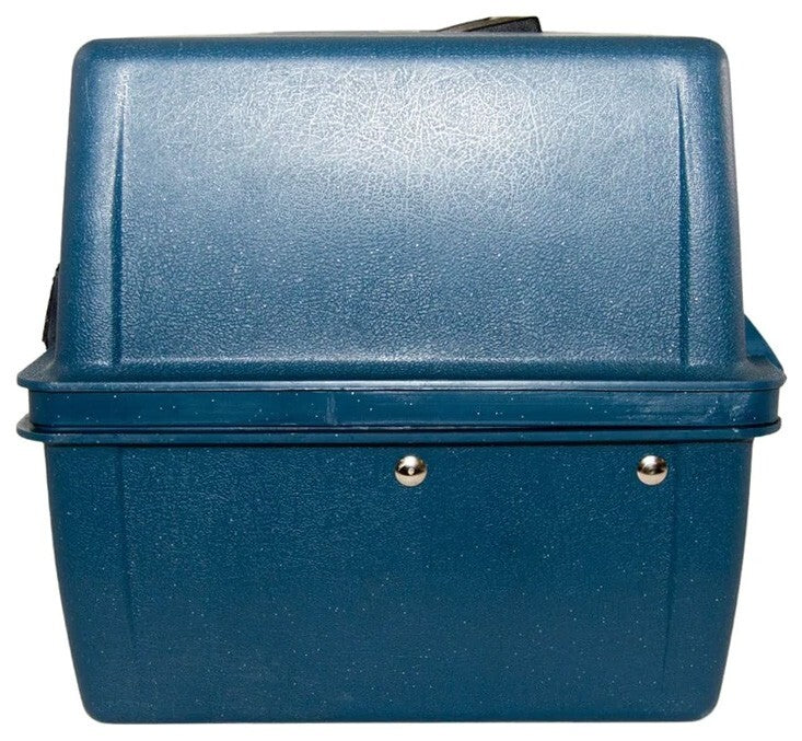 3 Tray Storage Box, Jumbo Size: 17" x 8" x 8¾", Blue Color