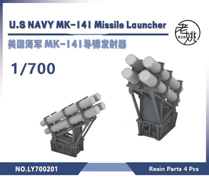 Yao's Studio LY700201 1/700 Model Upgrade Parts U.S Navy MK-141 Missile Launcher