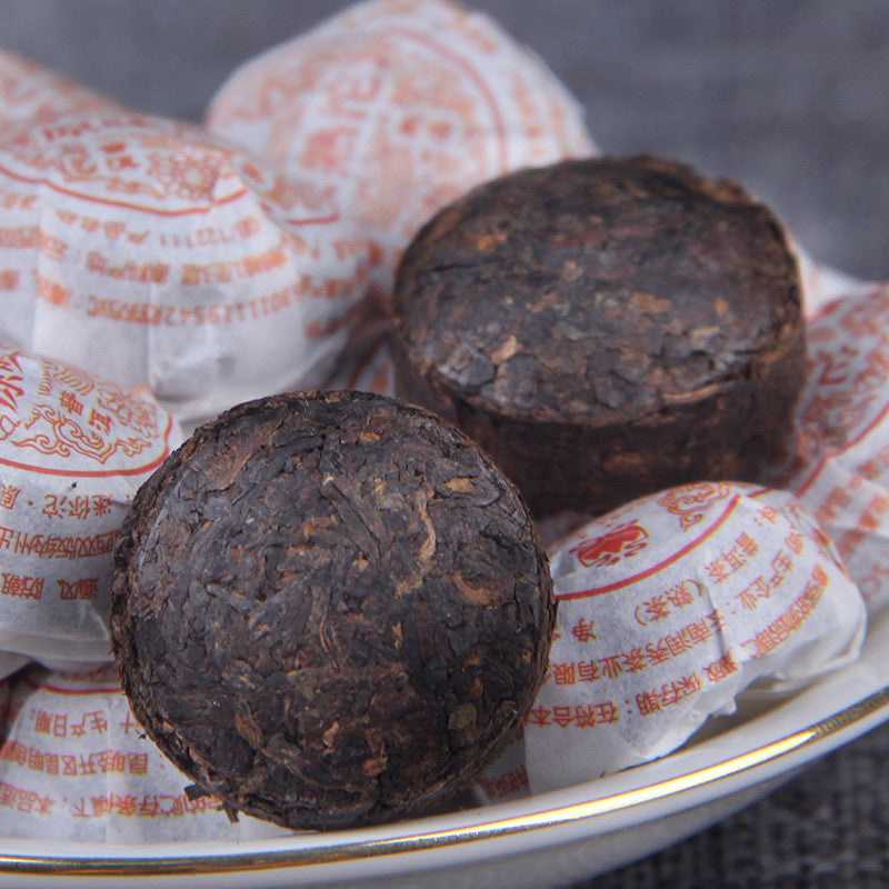 500g Yunnan Menghai Pu-erh Tea Ripe Tea Mini Small Tuo Original Mellow Tea