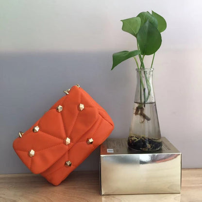 Women's Shoulder Bags Soft Leather Small Square Bag Handbags Messenger Purse 1PC