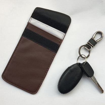 Mini Faraday Bag Car Key Signal Blocking Wallet Blocker Case RFID Car Shielding