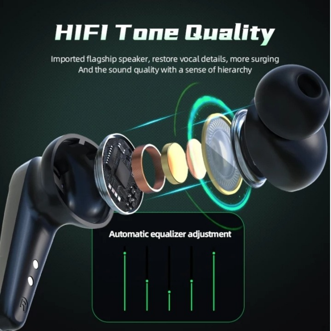 Bluetooth Earbuds for Phones Tablets Computers Wireless Earphone Waterproof USA