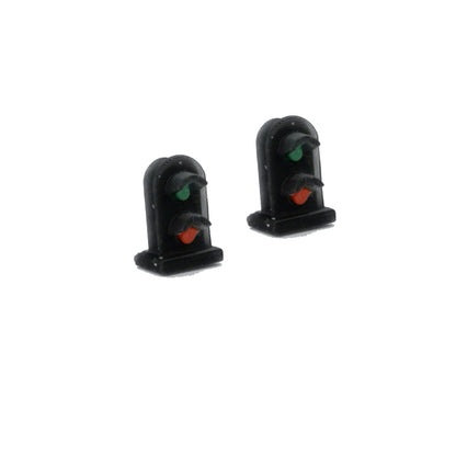 1:160 N Scale Outland Models Railroad Scenery Dwarf, Block Signal and Bridge Set