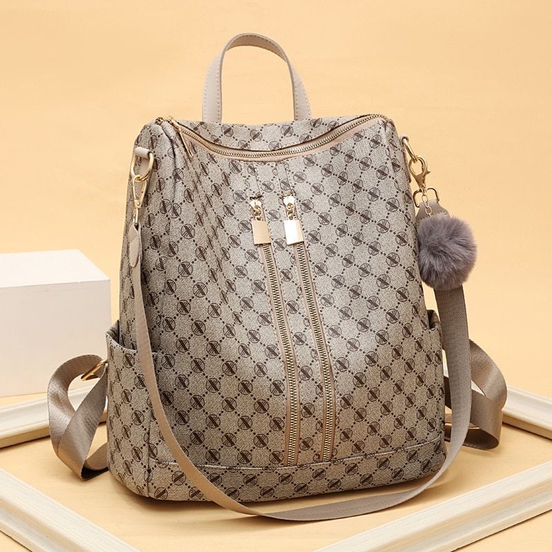 Travel Bag Fashion Rucksack Large School Bags Student Backpacks 32*33*16 CM Gray