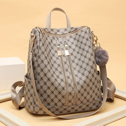 Travel Bag Fashion Rucksack Large School Bags Student Backpacks 32*33*16 CM Gray