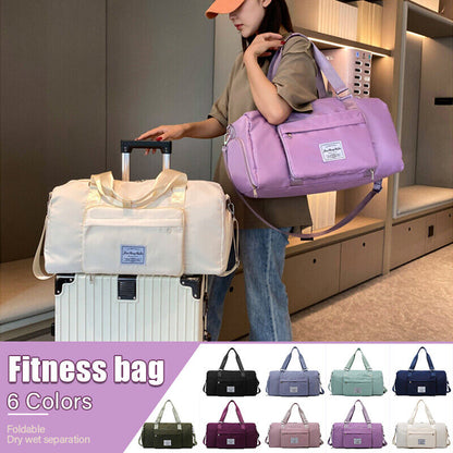 Unisex Travel Bag Dry Wet Separation Bags Yoga Waterproof Sports Handbag Women