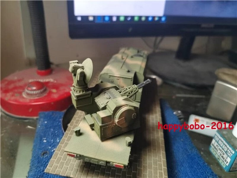 1/72 China Landshield 3000 HQ 11 Air Defense Missile Combination Finished Model