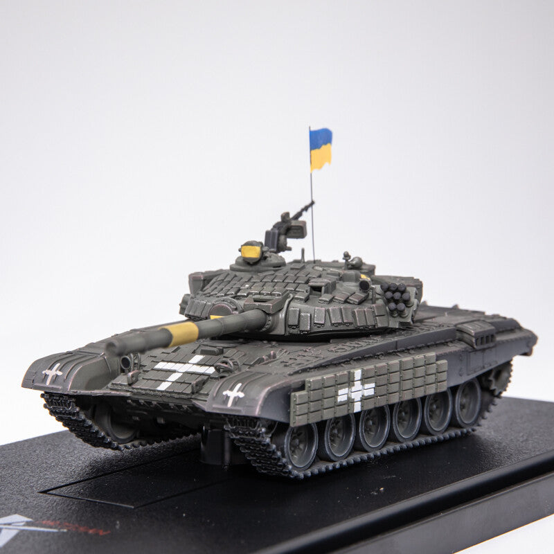 1:72 ARTISAN Ukraine T-72 Main Battle Tanks Plastic Diecast Military Armor Model