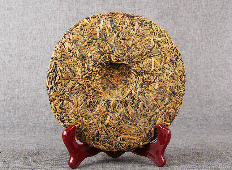 357g HelloYoung Black Tea Natural Yunnan Golden Buds Dian Hong Black Tea Cake