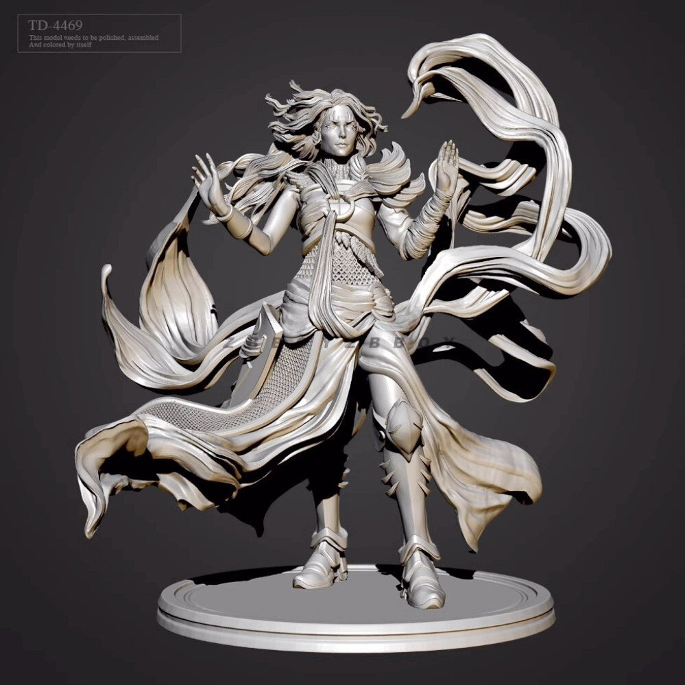 1/35 resin figure model kit Fantasy Goddess Unassembled Unpainted