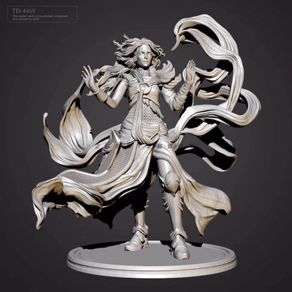 1/35 resin figure model kit Fantasy Goddess Unassembled Unpainted