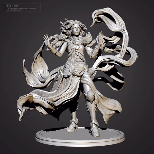 1/35 resin figure model kit Fantasy Goddess Unassembled Unpainted