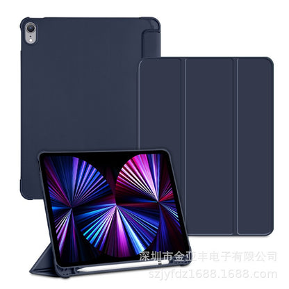 iPad Pro 11-inch tablet with pen slot 789 generation TPU soft case leather case