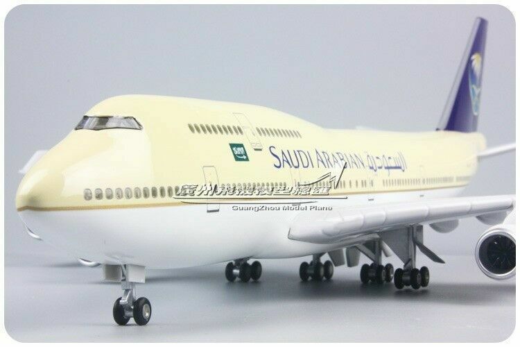 47CM 1:150 SAUDI ARABIAN BOEING 747-400 Airplane Landing Gears Resin Model