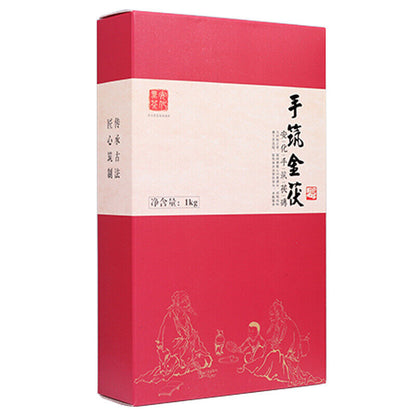 1kg Hunan Anhua black tea hand-built por brick black tea Anhua black tea Tian Fu