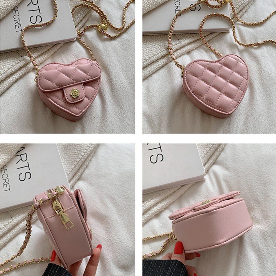 Small Shoulder Crossbody Bag Synthetic Leather Handbag Messenger Bag 12*11*5 CM