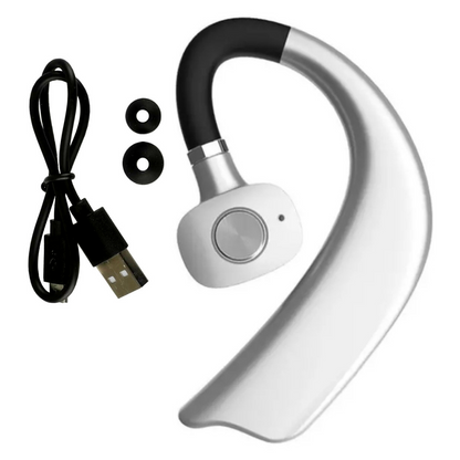Bluetooth 5.0 Earpiece Wireless Headset Noise Cancelling Earbuds Driving Trucker