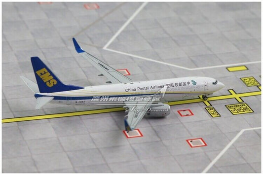 1:400 JC Wings China Post Airlines EMS BOEING 737-800F Airplane Diecast Model