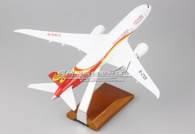 30CM Hainan Airlines BOEING 787 Passenger Plane Aircraft Diecast Airplane Model