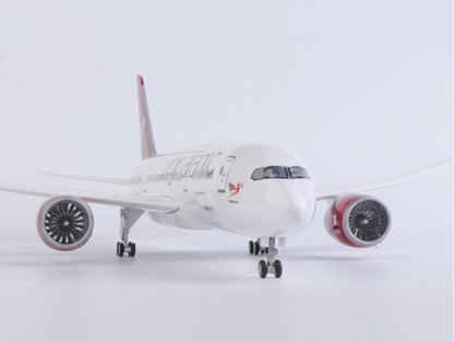 1:130 43CM Virgin Atlantic BOEING 787 Airplane Landing Gear Resin Aircraft Model