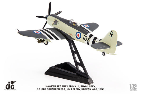 1:72 JC Wing HAWKER SEA FURY FB MK. I, ROYAL NAVY 1951 Fighter Diecast Model