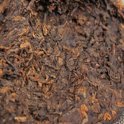 357g Pu-Erh Ripe Tea Ancient Tree Pu'er Black Tea Handamde Craft Healthy Drink