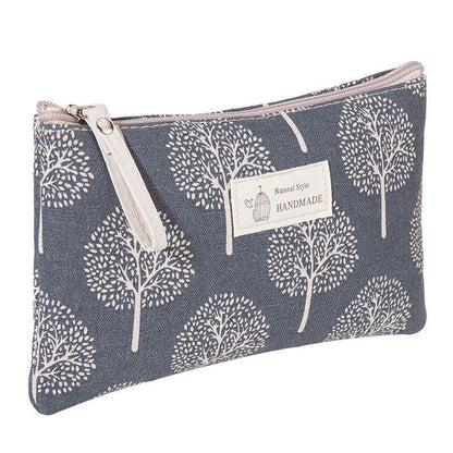 Travel Makeup Bag Organizer Plant Print Makeup Bag Wash Bag Pouch 20*8cm/21*13cm