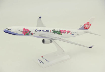 32CM 1:200 Risesoon China Airlines AIRBUS A330-300 Aircraft ABS Plastic Model